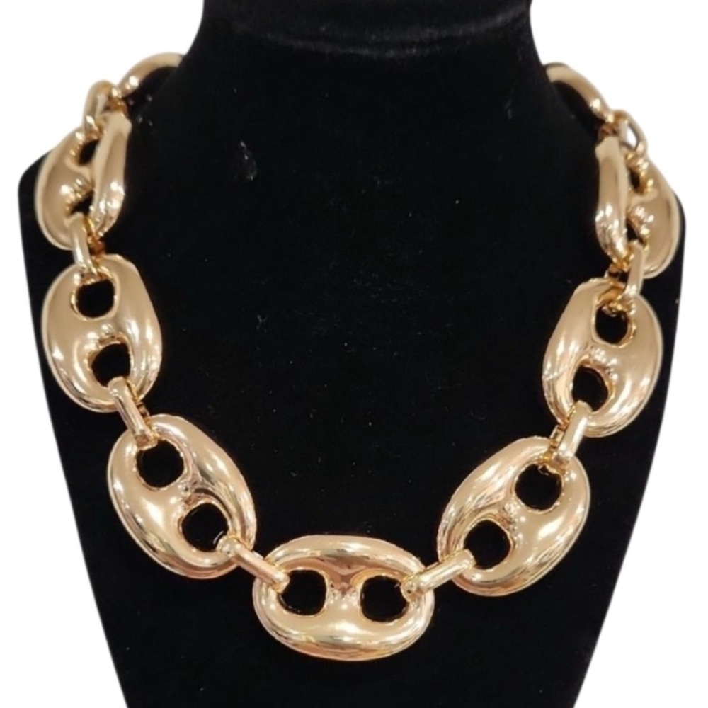 NWT โ๏ธ ๐โ๏ธ Camila Coelho Gorgeous Set of Goldtone Necklace & Bracelet - Picture 3 of 17